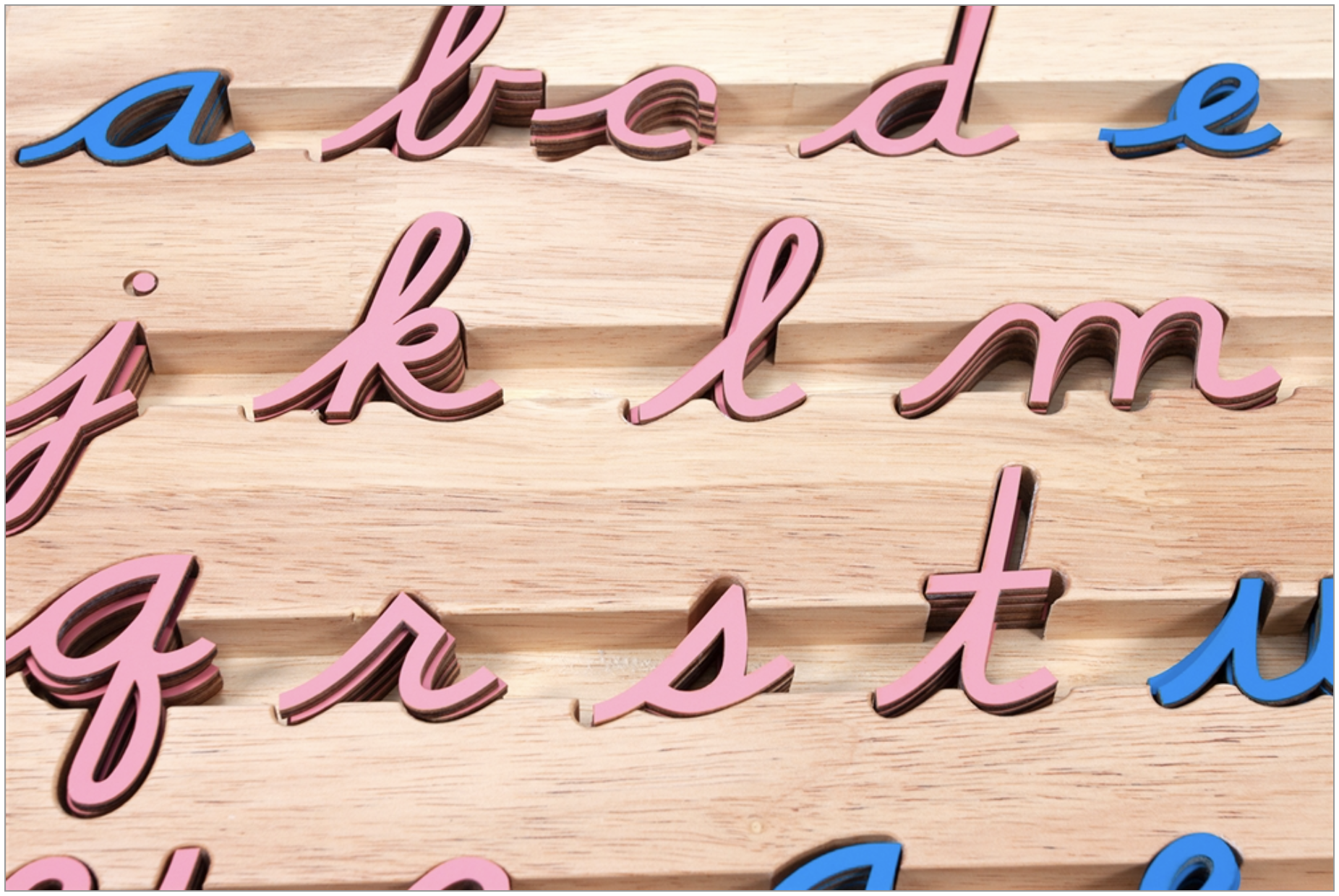 Allisons Moveable Alphabet close up